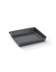 Moule à tarte carré DE BUYER fond amovible en acier antiadhésif - 2 tailles