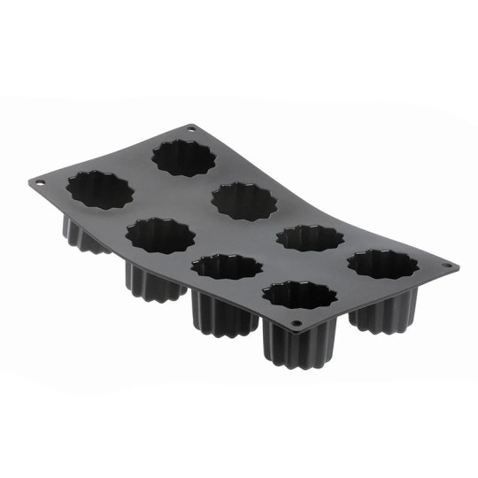 Moulflex DE BUYER moule plaque à 8 cannelés Bordelais