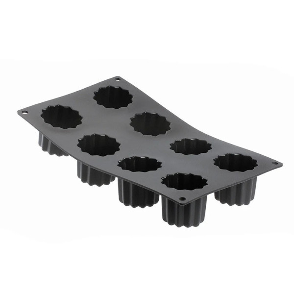 Moulflex DE BUYER moule plaque à 8 cannelés Bordelais