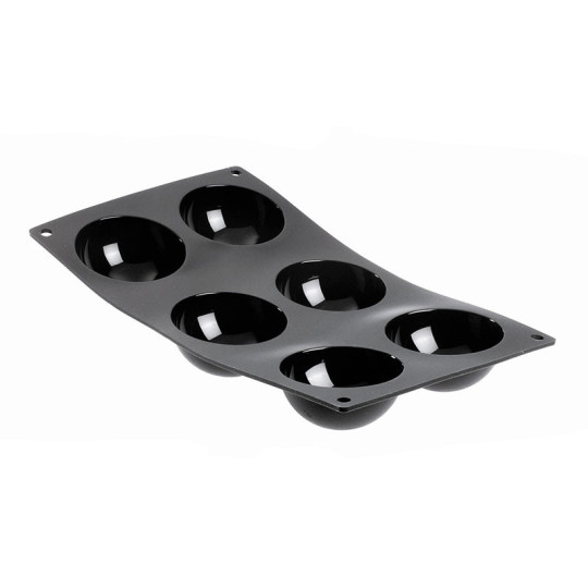 Moulflex DE BUYER moule plaque à 6 demi-sphères