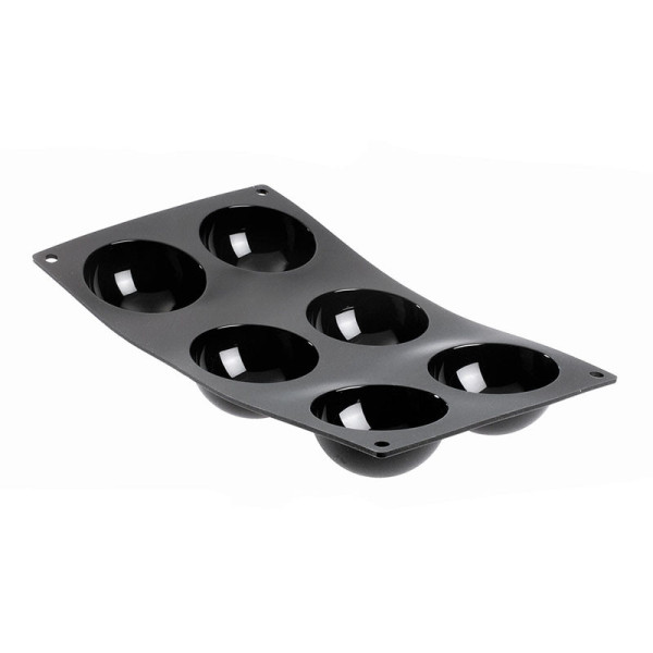 Moulflex DE BUYER moule plaque à 6 demi-sphères
