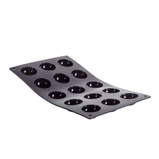 Moulflex DE BUYER moule plaque à 15 mini demi-sphères