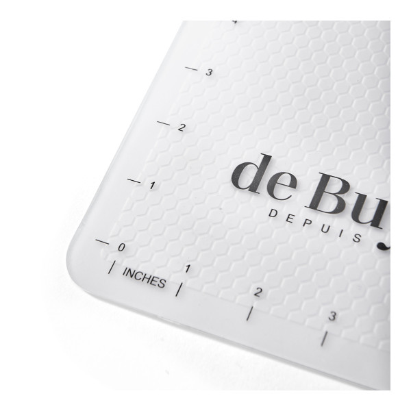 Tapis de préparation et de cuisson DE BUYER antiadhésif en silicone avec marquages 60x40cm