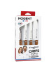Coffret Chefs Cuisine Cerisier NOGENT 4 pièces couteaux