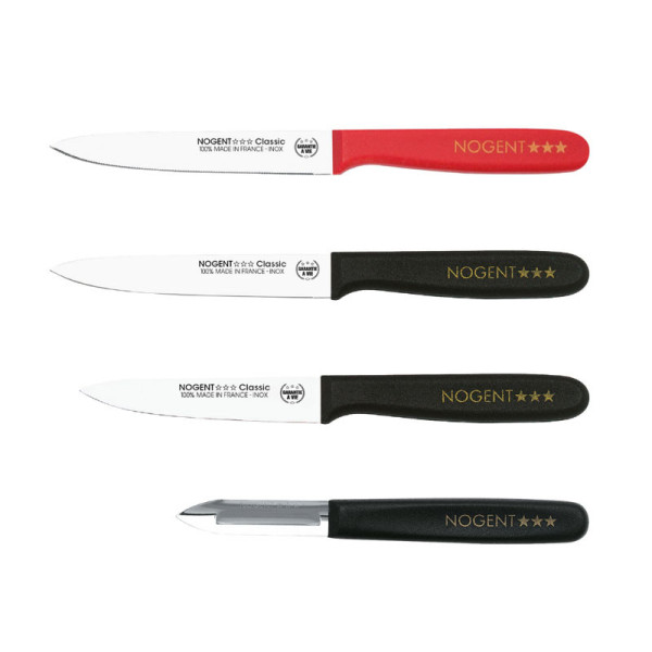 Coffret Chefs Cuisine Polypro NOGENT 4 pièces couteaux