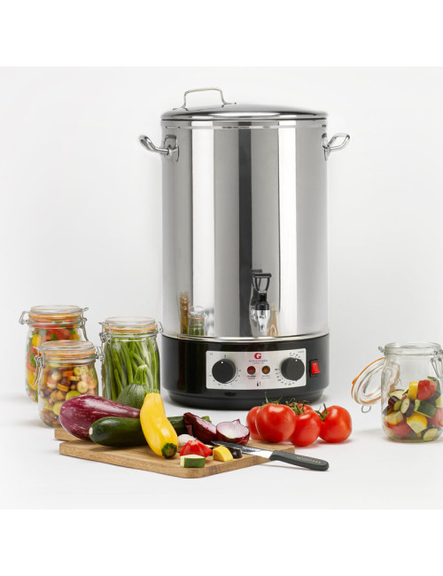 Bouilleur Traiteur GUILLOUARD en inox pour 10 bocaux 32L
