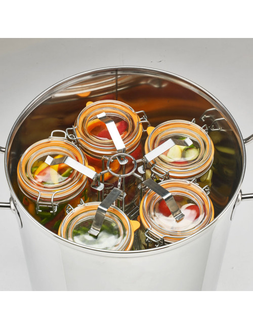 Bouilleur Traiteur GUILLOUARD en inox pour 10 bocaux 32L