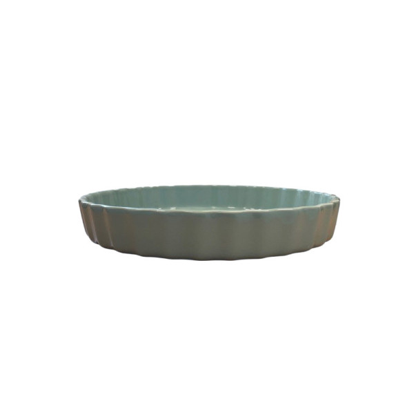 Plat à tarte ESPRIT DE CUISINE rond 28cm en céramique Tendance Gourmande - 2 coloris