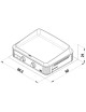 Plancha gaz ENO Enosign 65cm 2 brûleurs - 2 coloris