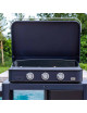 Plancha gaz ENO Enosign 80cm 3 brûleurs - 2 coloris