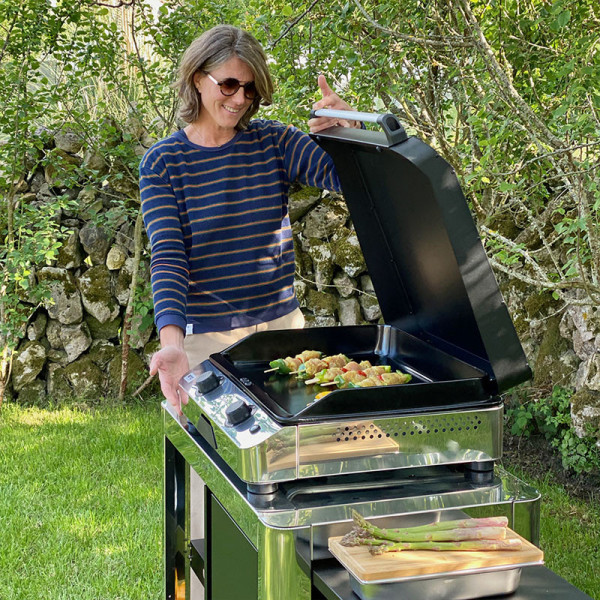 Couvercle pour Plancha ENO Fusion 60cm Noir