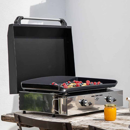 Plancha gaz ENO Initial 50cm 2 brûleurs inox