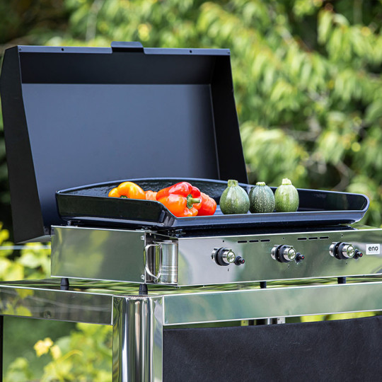 Plancha gaz ENO Initial 65cm 3 brûleurs inox