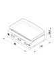 Plancha gaz ENO Initial 65cm 3 brûleurs inox
