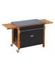 Chariot Emile pour plancha ENO bois et HPL