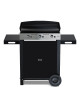 Combo plancha gaz chariot ENO Initial 65cm 3 brûleurs inox noir