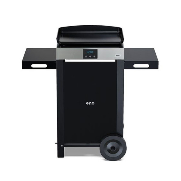 Combo plancha électrique chariot ENO Initial 50cm inox noir