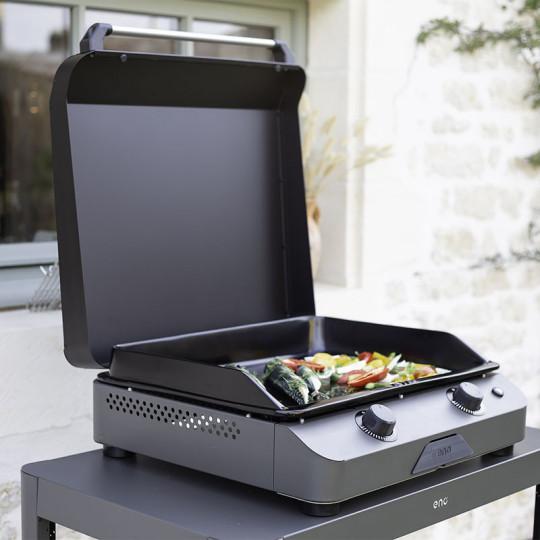 Plancha gaz ENO Fusion 60cm 2 brûleurs - 2 coloris