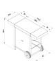 Chariot Oscar pour plancha ENO - 2 coloris