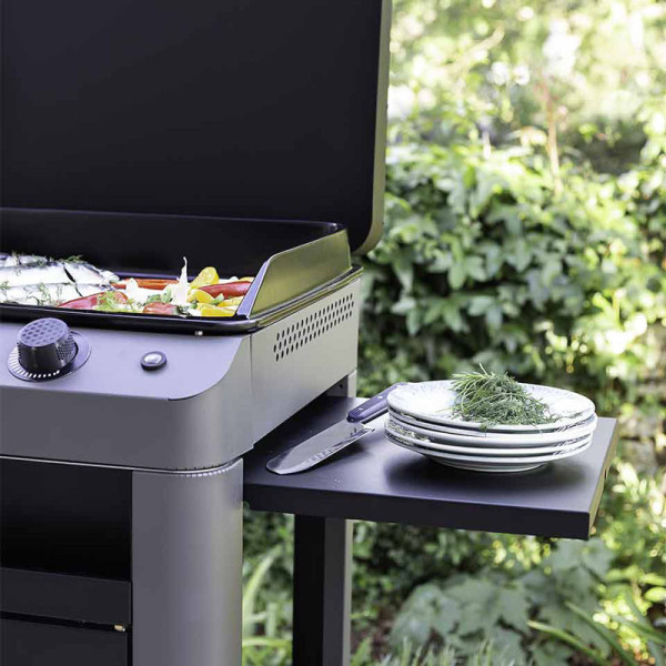 Combo plancha gaz chariot ENO Fusion 60cm 2 brûleurs - 2 coloris
