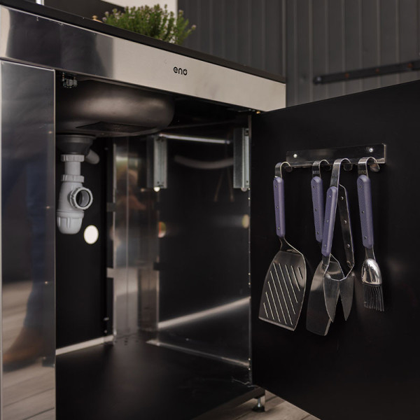 Support accessoires ENO Modulo Félix pour cuisine d'extérieur
