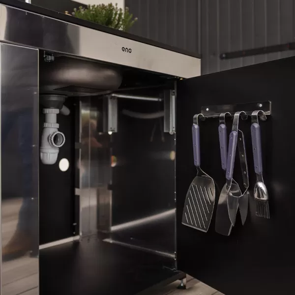 Support accessoires ENO Modulo Félix pour cuisine d'extérieur
