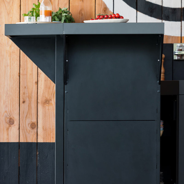 Habillage pour comptoir ENO Modulo Félix 60cm Noir cuisine d'extérieur