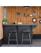 Habillage pour comptoir ENO Modulo 80cm Noir cuisine d'extérieur