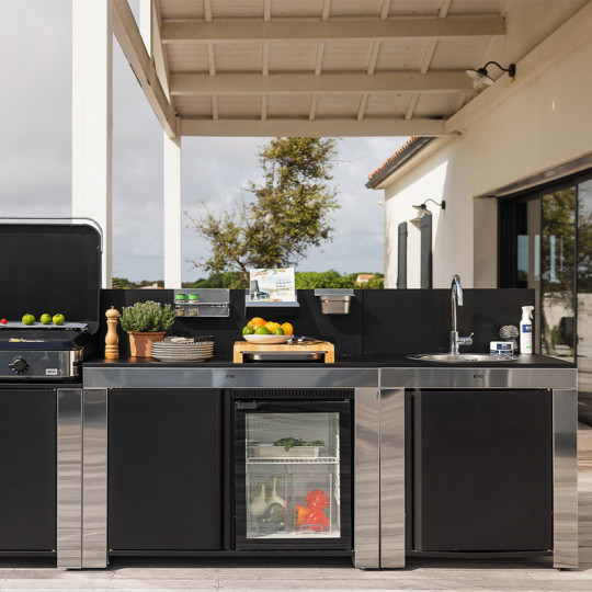 Réfrigérateur Frigo ENO 75L pour meuble Félix 120cm cuisine d'extérieur