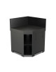 Module ENO d'angle 80cm cuisine d'extérieur - 2 coloris