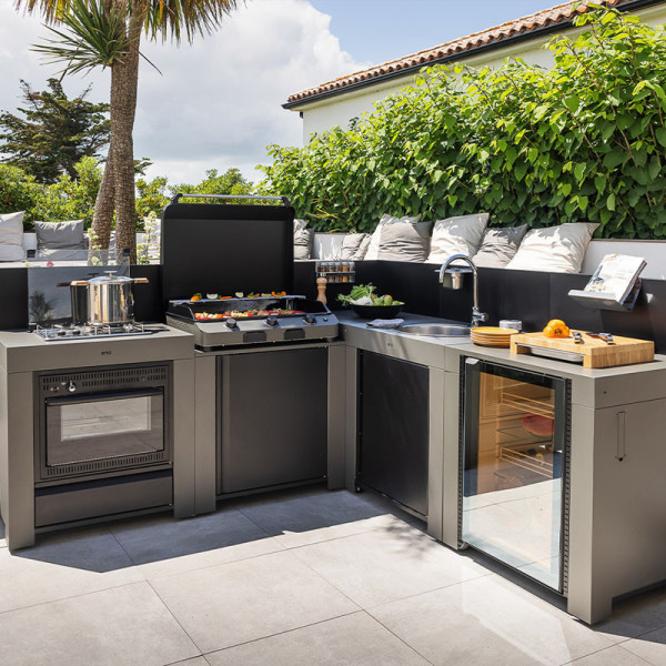 Module ENO 80cm pour frigo 115L cuisine d'extérieur - 2 coloris