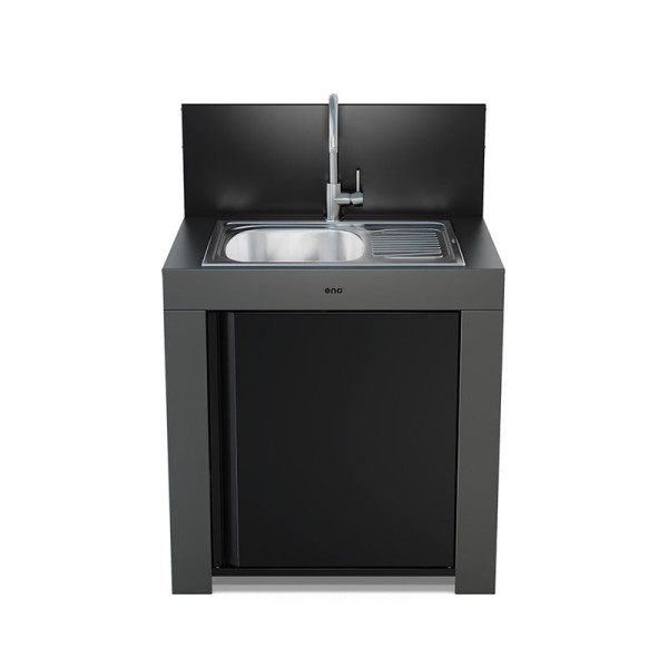 Module évier avec égouttoir ENO 80cm cuisine d'extérieur - 2 coloris
