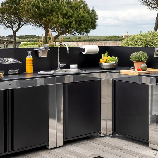 Module évier ENO 80cm cuisine d'extérieur - 2 coloris
