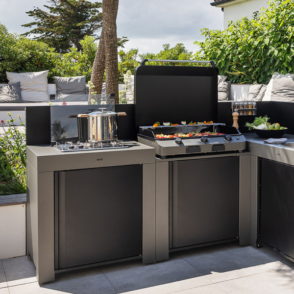 Module table Master encastrée ENO 80cm cuisine d'extérieur - 2 coloris