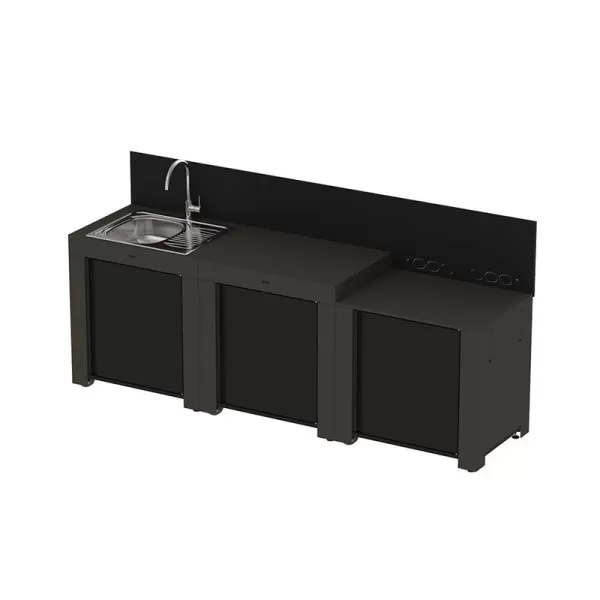 Ensemble Cuisine ENO Classic 3 modules cuisine d'extérieur - 2 coloris
