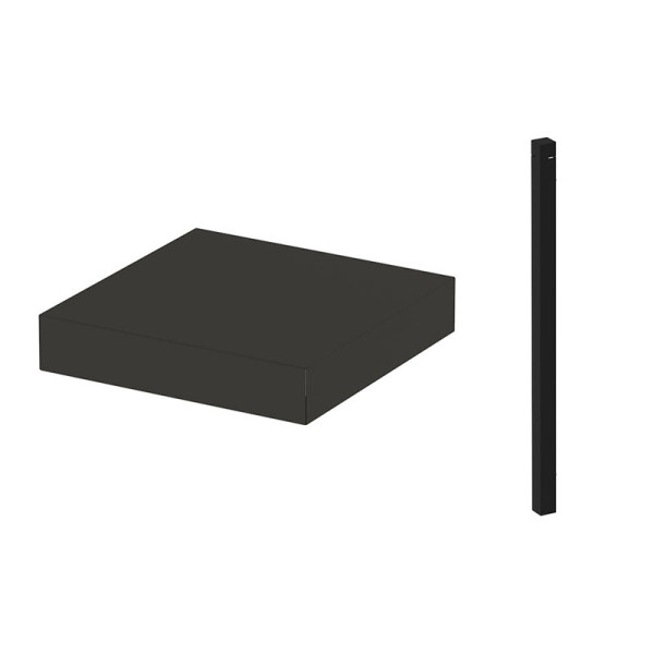 Plateau et cornière d'angle ENO Modulo 35cm cuisine d'extérieur - 2 coloris