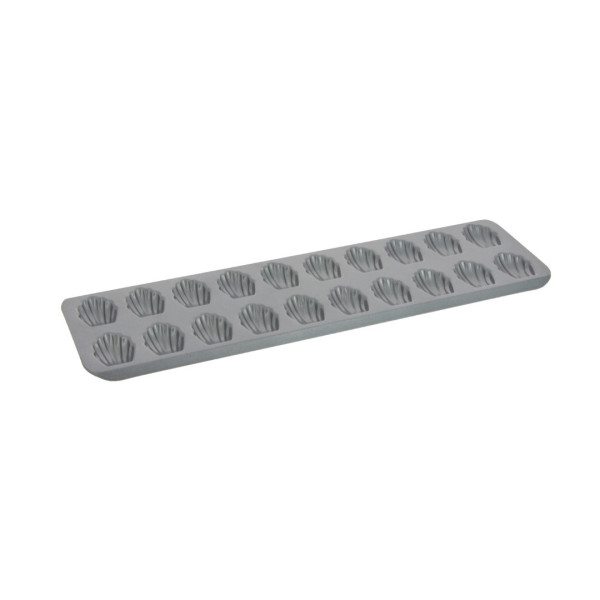 Moule plaque à 20 mini-madeleines DE BUYER acier antiadhésif