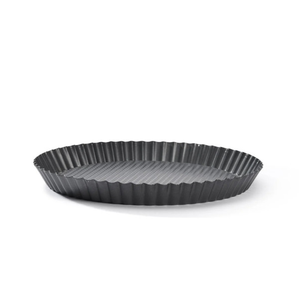 Moule rond spécial tarte aux fruits DE BUYER acier antiadhésif 28cm