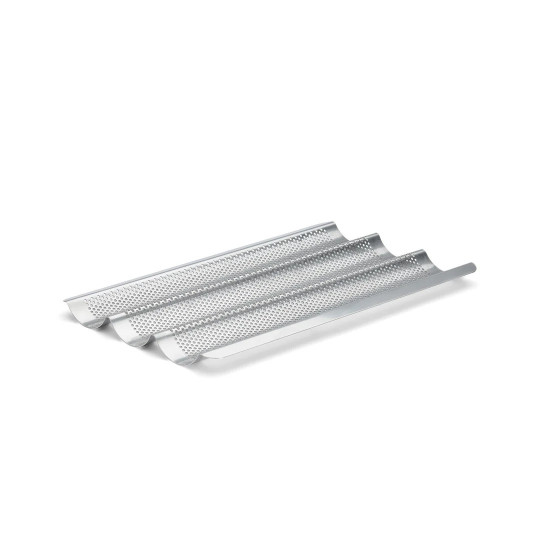 Plaque perforée DE BUYER 3 baguettes en inox