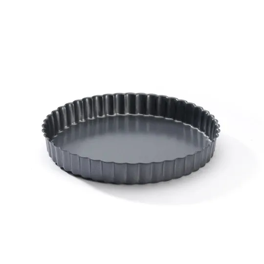 Moule rond spécial tarte DE BUYER acier antiadhésif - 4 tailles