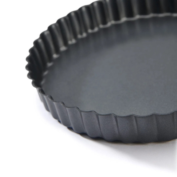 Moule rond spécial tarte DE BUYER acier antiadhésif - 4 tailles