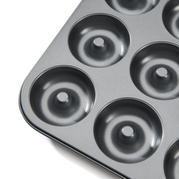 Moule plaque à 12 mini-savarins DE BUYER acier antiadhésif