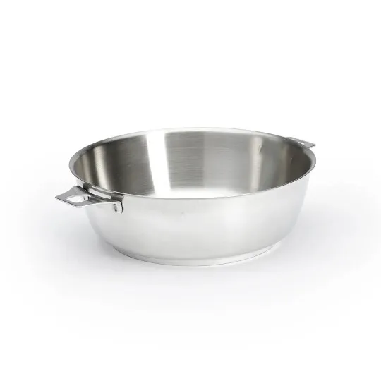 Sauteuse bombée DE BUYER Milady 24cm en inox pour poignée amovible TWISTY