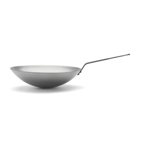 Wok DE BUYER Carbone Plus en tôle d'acier 35cm