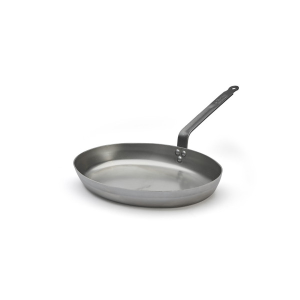 Poêle à poisson DE BUYER Carbone Plus en acier
