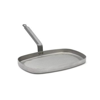 Poêle grill DE BUYER Carbone Plus en tôle d'acier