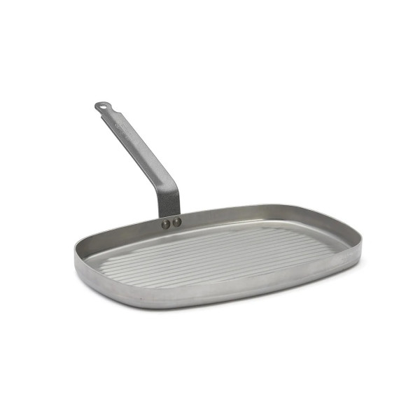 Poêle grill DE BUYER Carbone Plus en tôle d'acier