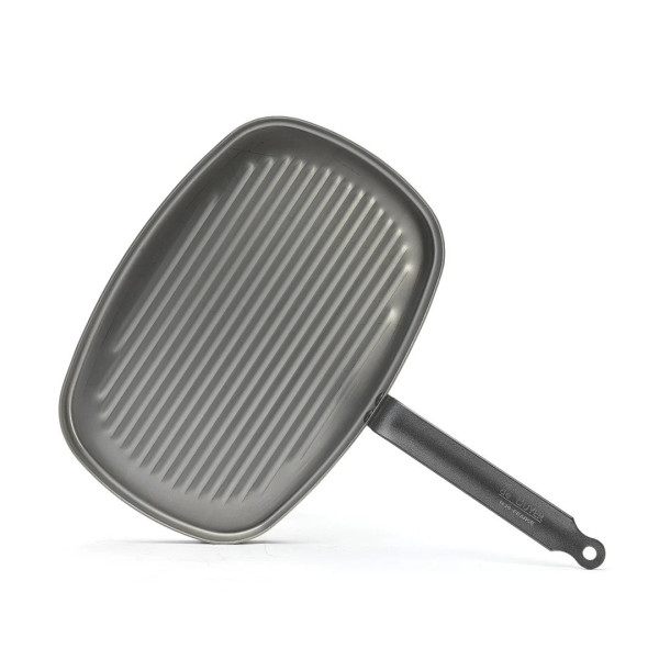 Poêle grill DE BUYER Carbone Plus en tôle d'acier