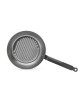 Poêle grill DE BUYER Carbone Plus ronde en tôle d'acier - 2 tailles