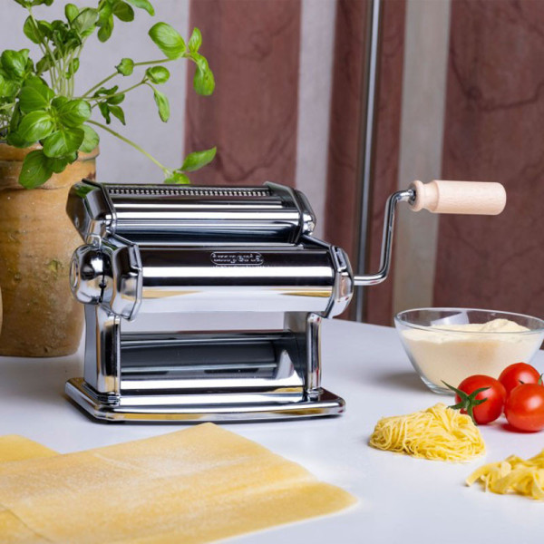Machine à pâtes manuelle Classica Ruvida IMPERIA CRISTEL en inox